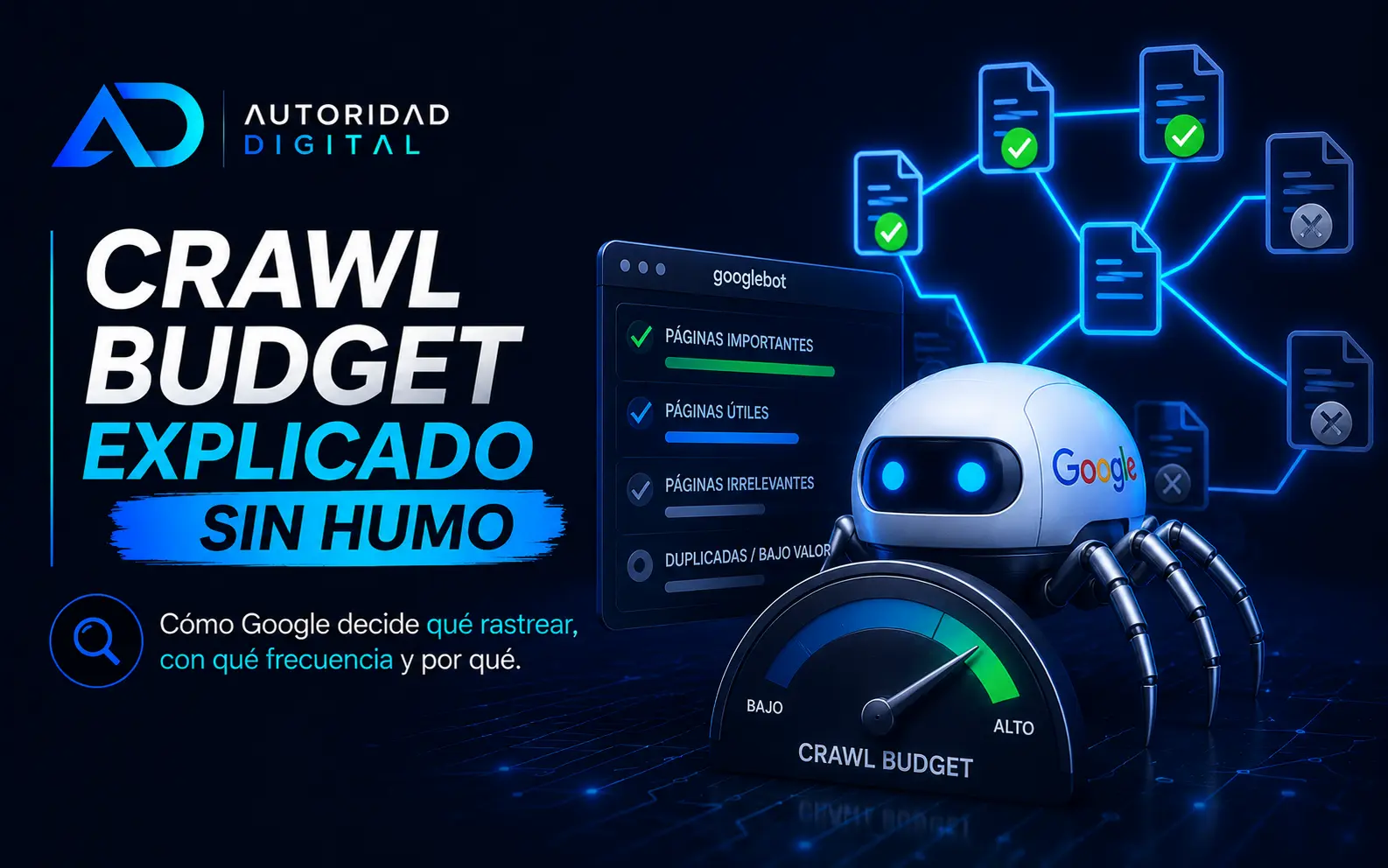 Crawl budget explicado sin humo